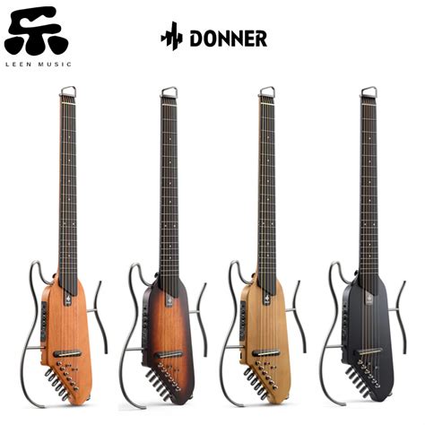 Donner Hush I Acoustic Electric Guitar Kit For Travel Silent Practice