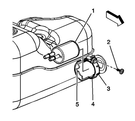 Fuel Filter Location Of Fuel Filter On 2005 Chevy Silverado