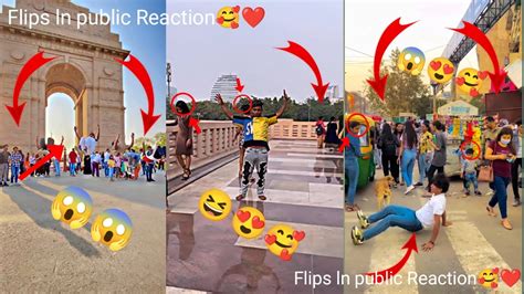 Amazing Reaction Flips Stunning Public Reaction Flips Stunning