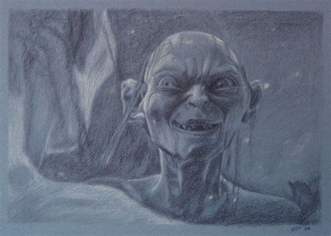 Gollum Digital Art in 2021 | Artwork, Digital art, The hobbit