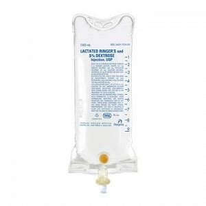 Lactated Ringer S 5 Dextrose Injection USP Medline Industries Inc