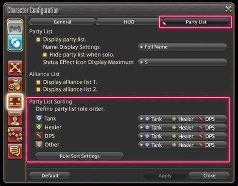 Sorting Party List Ui Guide Final Fantasy Xiv The Lodestone