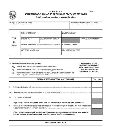 Free 17 Sample Schedule Forms In Pdf Ms Word Excel