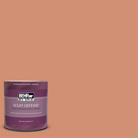 Behr Ultra Qt M Terra Cotta Clay Extra Durable Eggshell Enamel