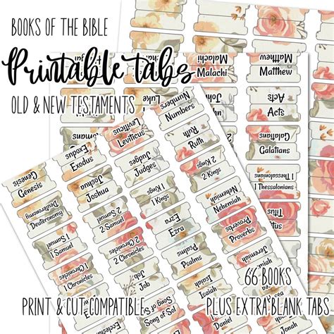 Bible Tabs Printable Bible Tabs Bible Journaling Tabs Bible Journaling Tabs For Bible Inspire