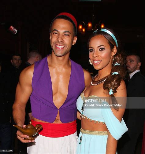 Marvin Humes and Rochelle Humes attend Rochelle Humes' Disney themed... News Photo - Getty Images