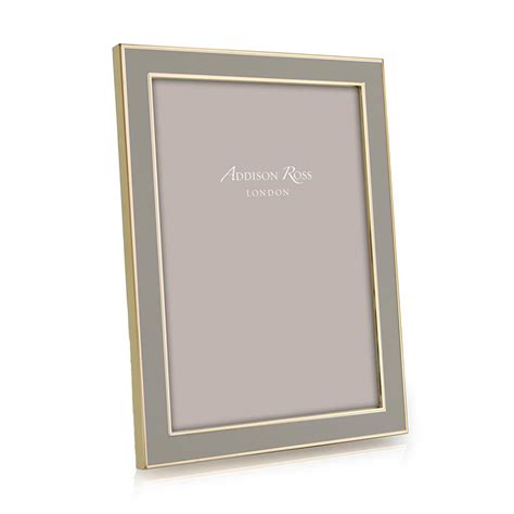 Taupe Enamel And Gold Frame Addison Ross Ltd Eu