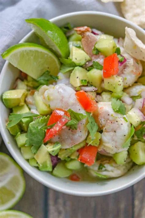 Easy Shrimp Ceviche Dinner Then Dessert