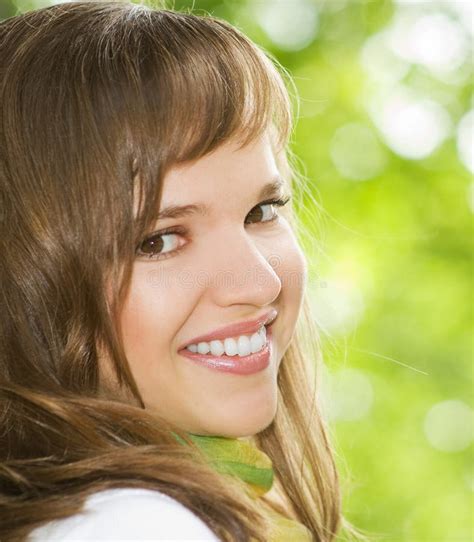 Beautiful Romantic Brunette Stock Image Image Of Beautiful Leisure 7695565