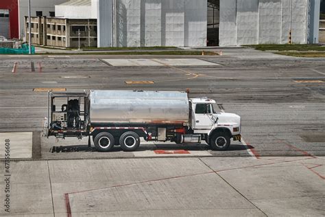 Fuel Tank Trucks at an airport Stock Photo | Adobe Stock