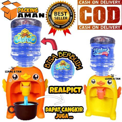 Jual BISA COD PROMO Mainan Anak Dispenser Mini Galon Portable Anak