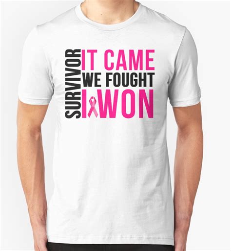 Breast Cancer Survivor I Won T Shirts And Hoodies By Mralan Redbubble