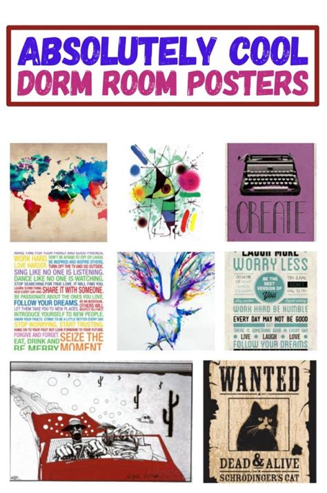 8 Absolutely Cool Posters For Your Dorm Room Wall Pretty Opinionated