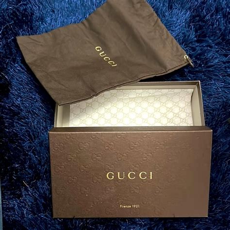 Gucci Storage And Organization Gucci Textured Box And Dust Bag 0