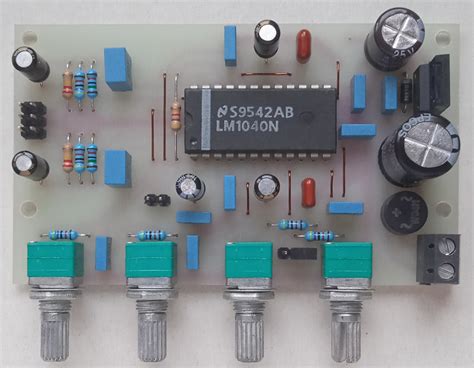 Темброблок на микросхеме LM1040 - rosin