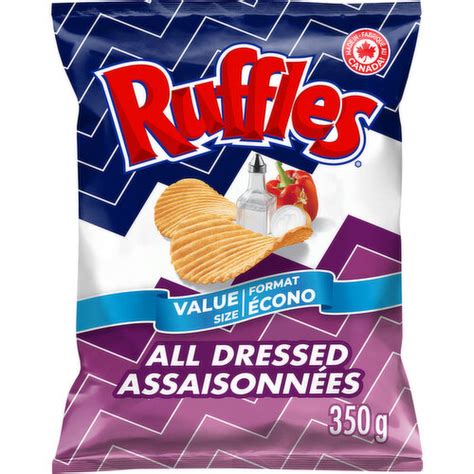 Ruffles All Dressed Potato Chips Save On Foods