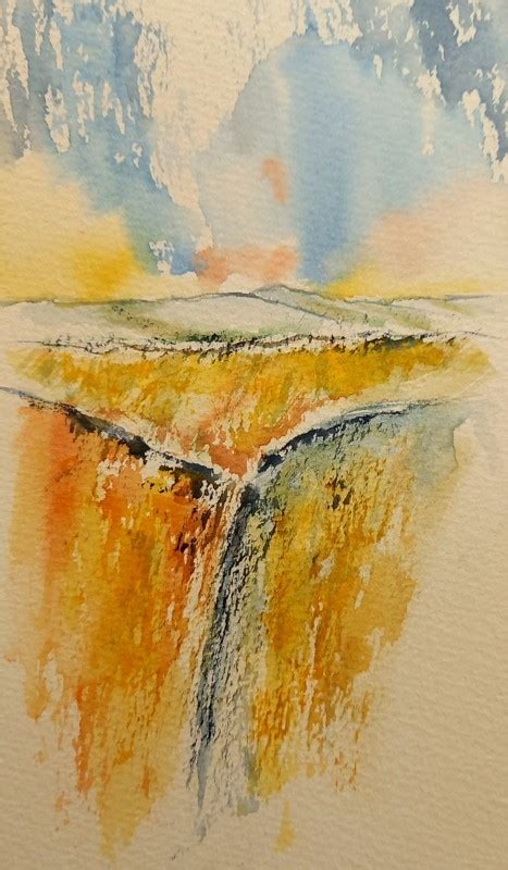 OT Aquarell Abstrakt Landschaft Von Ullysses Kunstnet