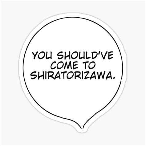 You Should Ve Come To Shiratorizawa Haikyuu Ushijima X Oikawa Themed