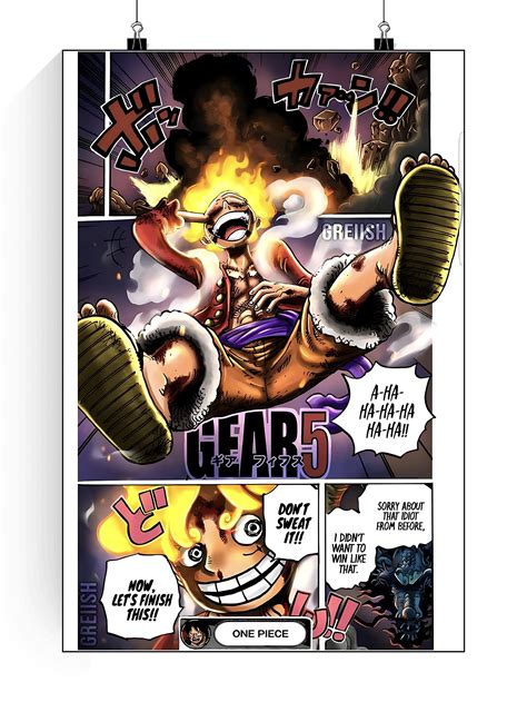 Buy Times Comic Luffy Gear 5 One Piece Monkey D Luffy Gear 5 Gear