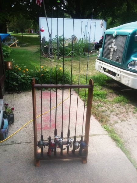 Diy Fishing Rod Rack Myoutdoorplans