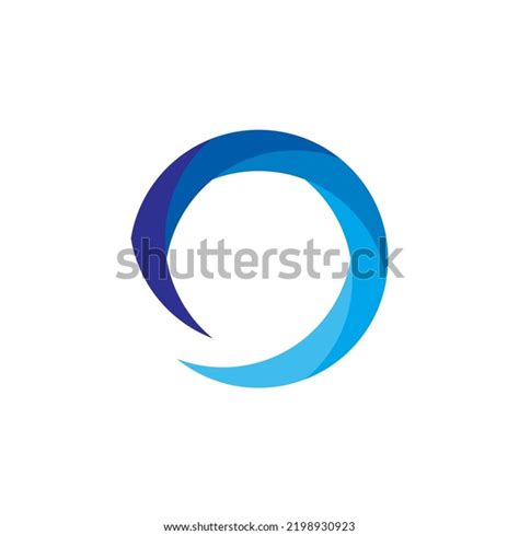 Blue Round Logo That Suitable Your Stock Vector (Royalty Free ...