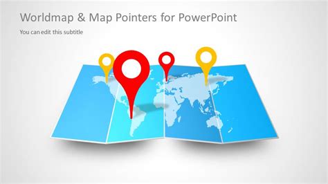 Worldmap & Map Pointers for PowerPoint - SlideModel