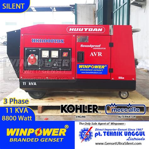 Genset Kohler 10 KVA Silent Mecc Alte 8000 Watt HK11000TDX Jual