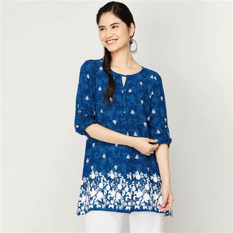 Buy Global Desi Women Printed Straight Kurti From Global Desi At Just