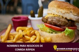 Nombres Nicos Para Negocios De Comida R Pida