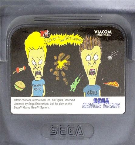 Beavis And Butthead Sega Game Gear Sam Cart Stan U Ywany