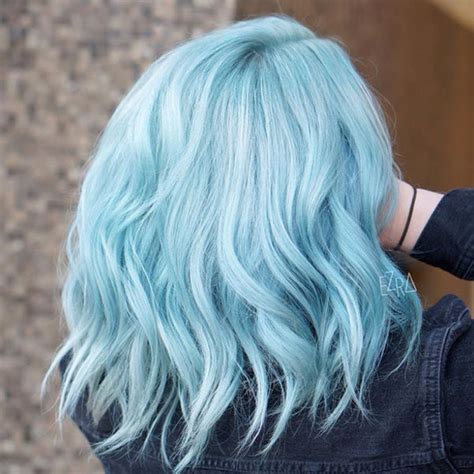 Pastel Blue Hair Color