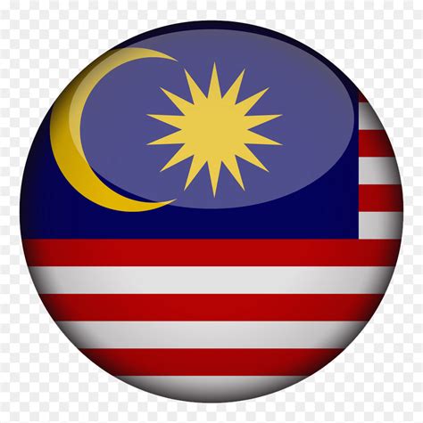 malaysia flag  circle hd png  vhv