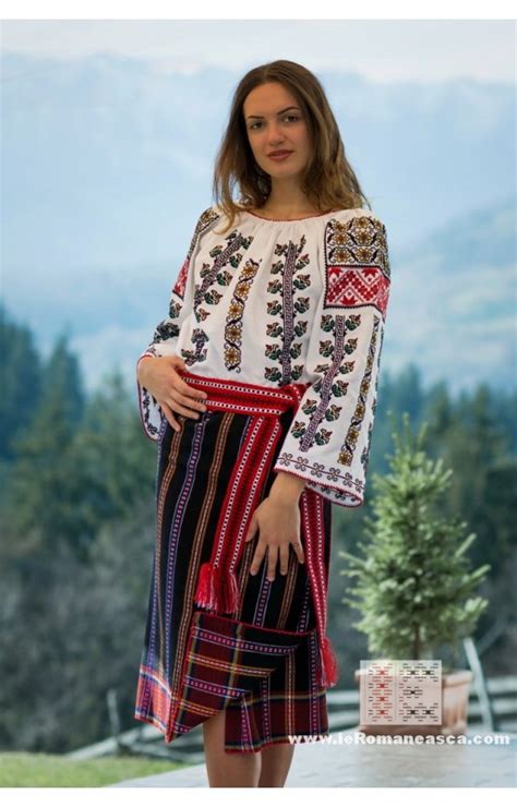 Handmade Romanian National costume from Moldavia - Authentic costumes.