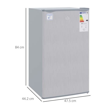 Uilas 91 Litre Freestanding Under Counter Fridge Freezer W Chiller Box