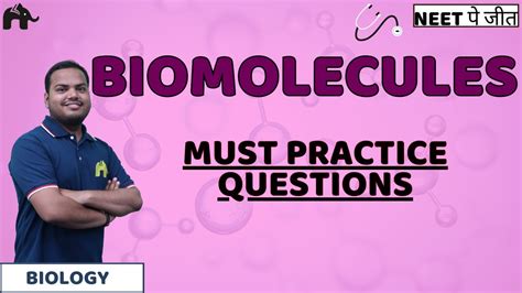 Biomolecules Class 11 Neet Must Practice Questions Biology Mcqs Youtube