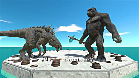 War On Island Infernals Zilla Vs Mutant Primates King Kong