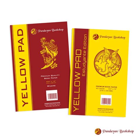 Pandayan Yellow Pad 1 Whole 40 80 Leaves Shopee Philippines