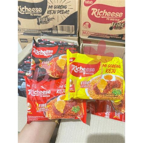 Jual Mie Richeese Kartonan Mie Goreng Keju 1 Dus Karton Shopee