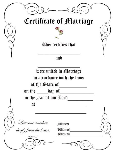 043 Template Ideas Certificate Of Marriage Blank 410781 For Blank ...