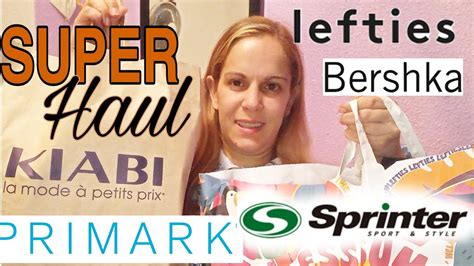 SUPER HAUL PRIMARK LEFTIESCompras otoñoKIABI BRESHKA Y SPRINTER