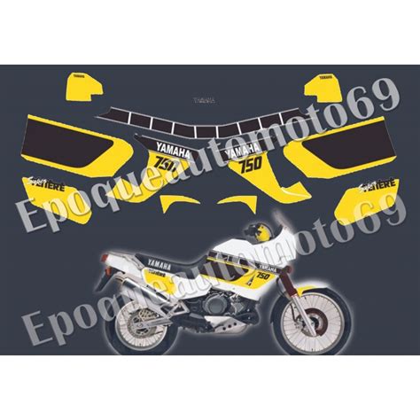 Autocollants Stickers Yamaha Super Tenere 750 Xtz EPOQUEAUTO69