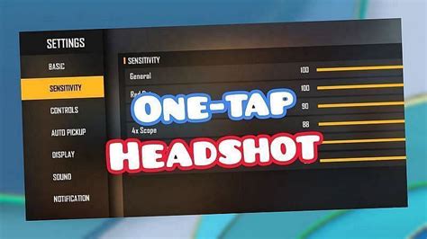 Best Free Fire Sensitivity Settings For Easy Aiming Headshots And 360