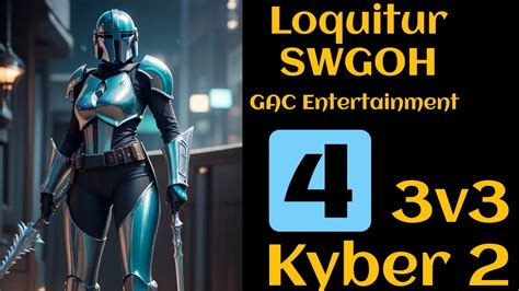 SWGOH Loquitur 3v3 GAC M4 Farm Kelleran Beq Starting NOW YouTube