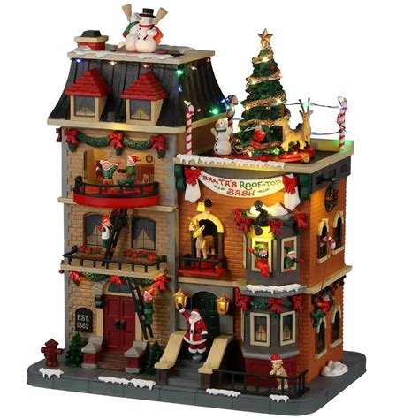 Lemax Santas Rooftop Bash Santa S Wonderland 2022 Christmas Village