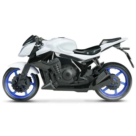 Moto Infantil Naked Motorcycle Ninja Super Bike Cm Branco ROMA