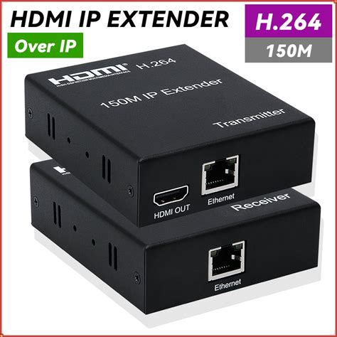 150m Hdmi Extender Over Tcpip Ethernet Via Single Cat5e6 Cable