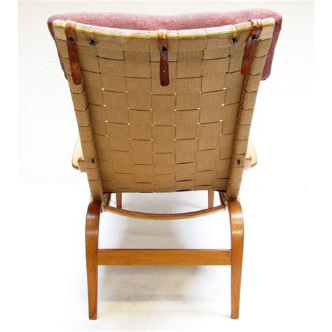 Fauteuil lounge vintage suédoise Pernilla par Bruno Mathsson 1942