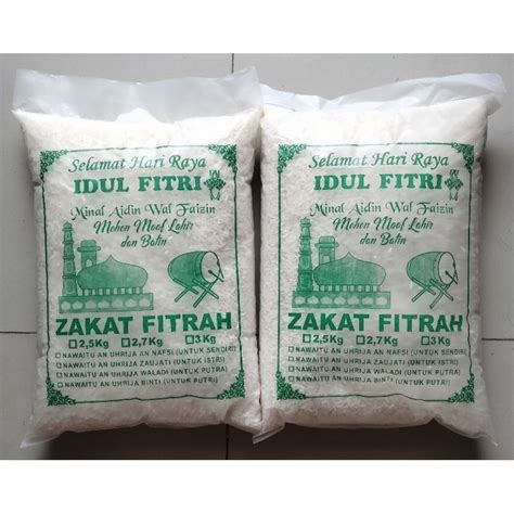 Jual Beras Zakat Fitrah 3 5 Liter Shopee Indonesia