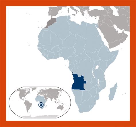 Location map of Angola | Maps of Angola | Maps of Africa | GIF map ...