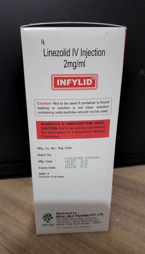 Infylid Ml Linezolid Iv Injection At Rs Box In Vasai Virar Id